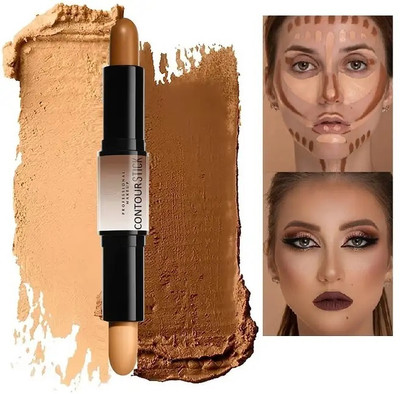 CATERINACHIARA 2In1 Contour Stick Concealer And Highlighter For Face Makeup Concealer 1 Concealer(BEIGE, 6.2 g)