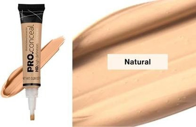 Galm Bazaar Perfect Pro Natural High Definition Full Coverage Concealer Cream  Concealer(Natural, 8 g)