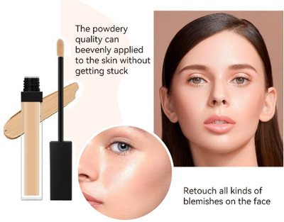 NADJA New Liquid Light Weight Concealer With Full Coverage Concealer(IVORY, 10 ml)
