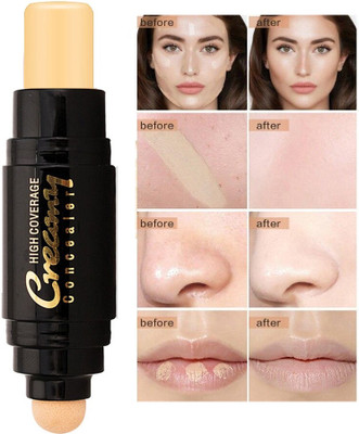 GABBU HIGH COVERAGE CREAMY WITH SMUDGER  Concealer(WHITE IVORY, 10 g)