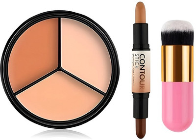 kHUDAt Under Eye Rescue Corrector Set Concealer(MULTI-3_a126, 11.26 ml)