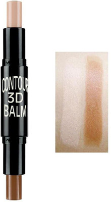 Emijun 3D CONTOUR CONCEALER HIGHLIGHTER STICK WITH GLAMOROUS GLOW SKIN Concealer(SKIN COLOR, 8 g)