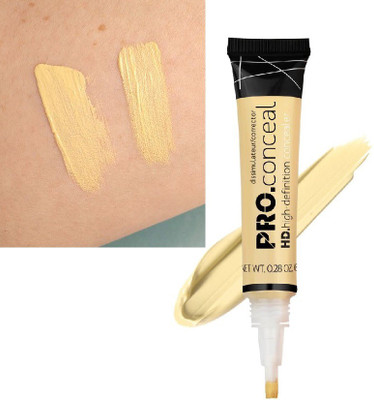 AMOSFIA FACE BEST YELLOW CONCEALER MATTE FINISH WATERPROOF FORMULA Concealer(YELLOW, 8 g)