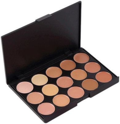BLUEMERMAID 15 COLOR CONCEALER PALETTE FOR WOMEN Concealer(MULTI COLOR, 22 g)