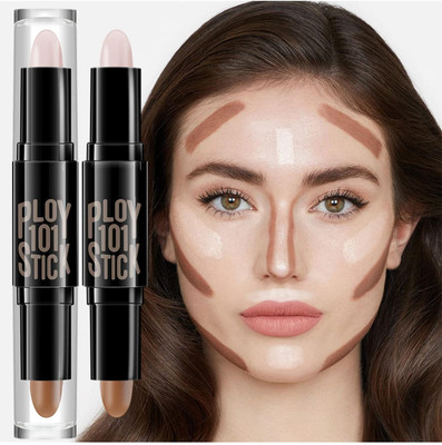 winry Highlighter and contour concealer stick Highlighter Concealer(MULTICOLOUR, 10 g)