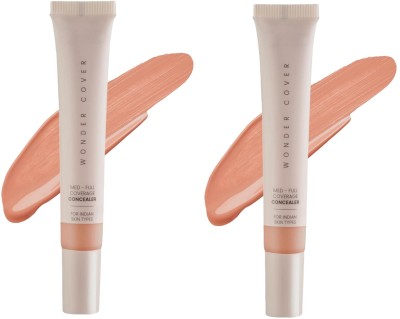 ADJD Combo Cover Full Coverage Long Lasting Liquid Concealer Beige Concealer(Beige, 24 g)