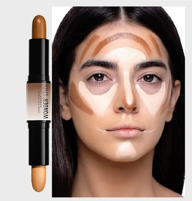 ADJD Stick Highlight and Contour Stick 2IN1  Concealer(multi, 8 g)