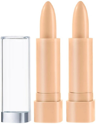 Amaryllis Matte Makeup Concealer Stick - Full Coverage Water Resistant Pack Of 2 Concealer(Beige, 10 g)