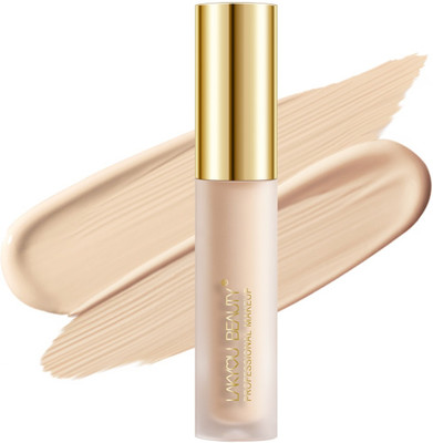 Lakyou Beauty High Coverage Liquid Concealers | Lightweight | Full Coverage | Smooth Finish Concealer(01(White Ivory), 5.5 ml)