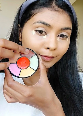 Latixmat Professional Makeup 6-in-1 Color Full Coverage  Concealer(Multi Color, 2 g)