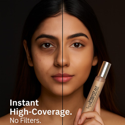 FIDAH Waterproof Liquid Concealer – High Coverage with Natural Glow (6ml) Concealer(Medium Beige, 6 ml)