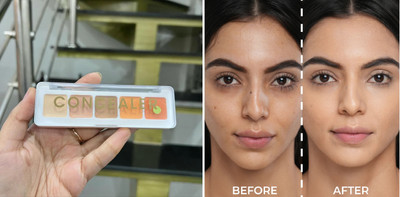 YAWI 24HRS WATERPROOF,LONG LASTING CONTOUR CONCEALER PALETTE Concealer(Multicolor, 10 g)