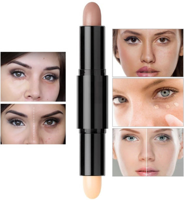 Aylily 2in1 Dual Dark Concealer And Highlighter Stick 3D Contour Balm  Concealer(MULTICOLOR, 6.2 g)