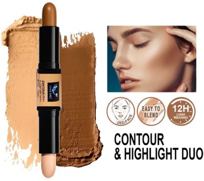 BLUEMERMAID 2 IN 1 3D HIGHLIGHT AND CONTOUR STICK FOR PROFESSIONAL LOOK Concealer(MULTI COLOR, 8 g)