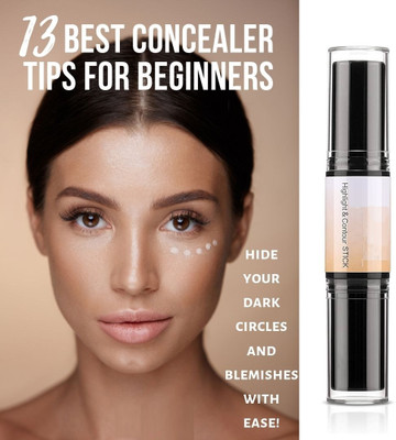 FELICECHIARA HIGHLIGHT AND CONTOUR STICK LONG LASTING AND WATERPROOF Concealer(Multicolor, 10 g)