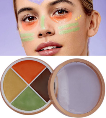 BLUEMERMAID 4 Color Concealer Pot for Dark Circles and Spots Concealer(MULTI COLOR, 12 g)