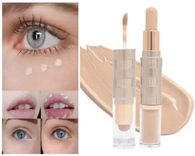 Latixmat Highly Blendable Concealer for Face Makeup Lightweight With Full Coverage Concealer(Beige, 9.6 ml)