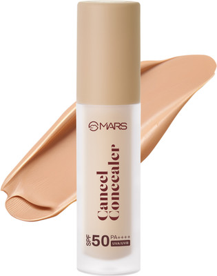 MARS SPF50 PA++++Cancel Concealer with Radiant Natural Finish|Medium to High Coverage Concealer(06-Honey Glow, 6 ml)