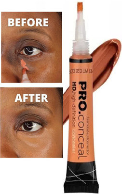 Amaryllis Pro Natural Full Coverage Concealer,Matte Concealer(Orange, 8 g)