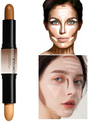 YAWI 2 in 1 Concealer pack of 1 Highlighter And Contour Stick  Concealer(MULTICOLOR, 8 g)