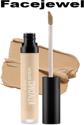 Facejewel Light Weight Concealer With Full Coverage, Easily Use Concealer For Face Makeup Concealer(Light Moyen, 6 g)
