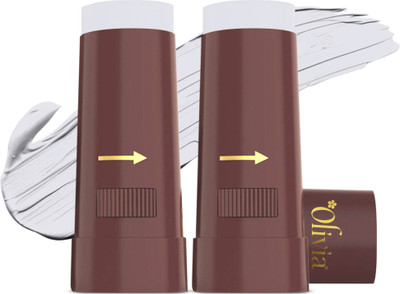 Olivia Instant Waterproof Makeup Stick with SPF 12 | Full Coverage  Concealer(Shade No.007 Pearl White, 30 g)