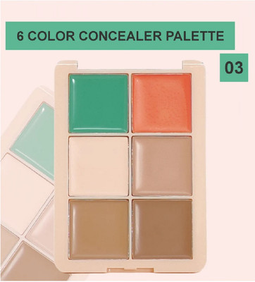 Maryville multi color new concealer palette easy to use perfect color shade pack of 1 Concealer(MULTI COLOR, 6 g)