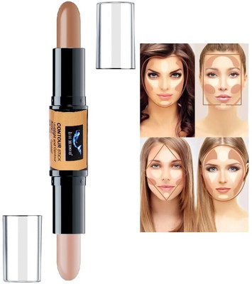 BLUEMERMAID FACE MAKEUP BEST CONTOUR STICK 2 IN 1 BEST QUALITY Concealer(MULTI COLOR, 8 g)