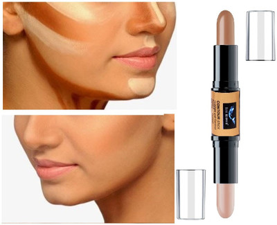 BLUEMERMAID NEW MULTI COLOR 2 IN 1 CONTOUR STICK Concealer(MULTI COLOR, 8 ml)