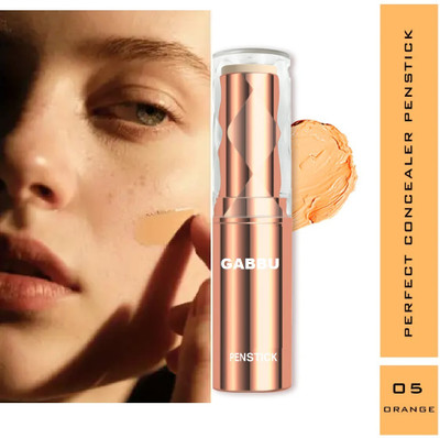 GABBU Pan Stick Concealer Oil Free & Long Lasting Matte Finish  Concealer(ORANGE, 10 g)