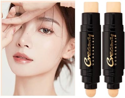 Latixmat Cream Contours Stick Concealer for Beginners and Professional Concealer(White Ivory, 20 g)