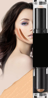 Neycare Face Dual-ended Highlighter Sticks Cream Concealer & Contour Stick Concealer(Ivory, 8 g)
