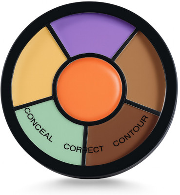BLUSHIS Pro Concealer Palette Waterproof Concealer With Full Coverage 6-IN-1 Shades Concealer(Multishades Concealer, 15 g)