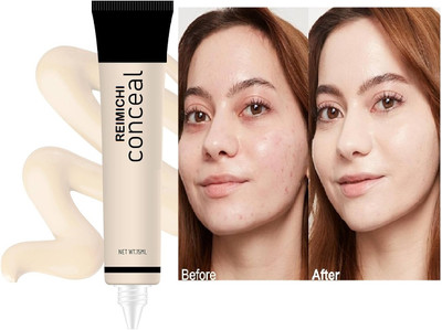 REIMICHI Lightweight Long Lasting Liquid  Concealer(bright ivory, 15 ml)