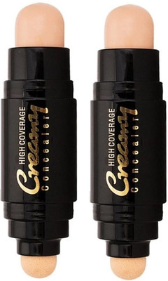 THTC HIGH COVERAGE CREAMY WITH SMUDGER Concealer(Beige, 20 g)