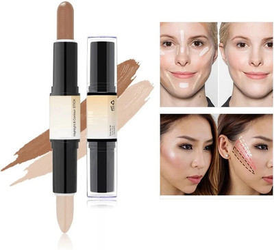 JANOST 2 IN 1 Wonder Stick, Highlight & Contour Concealer(BROWN, 8 g)