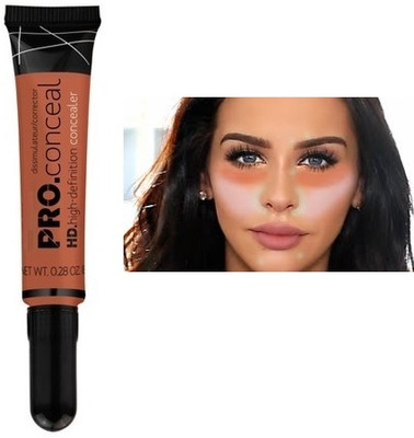 Herrlich Pro Conceal High-Definition Concealer Natural Conceal HD Concealer(Orange, 8 g)