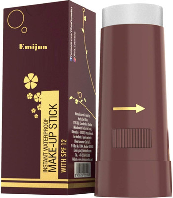 Emijun Waterproof Make Up Stick with SPF 12  Concealer(white, 15 g)