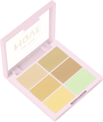WECHARMERZ On The Move Full Coverage Light Weight Matte Concealer Color Corrector Palette Concealer(Shade-1, 7 g)