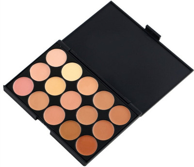 URBANUCANBE PROFESSIONAL 'S 15 COLOR CONTOUR AND CORRECT CREAM PALETTE  Concealer(MULTICOLOR, 15 ml)