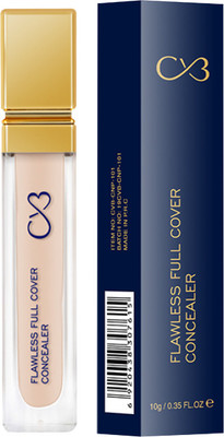 CVB FLAWLESS FULL COVER CONCEALER CNP-101 Concealer(01 WHITE Lvory, 10 g)