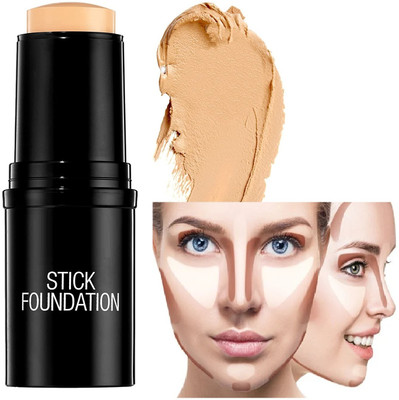 YAWI High Coverage Waterproof Base Foundation Natural Finish| Concealer(MEDIUM BEIGE, 8 g)