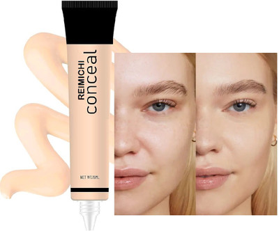 REIMICHI HD Full Coverage Liquid Concealer | Easily Blend-able  Concealer(ivory, 15 ml)
