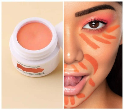 tanvi27 for Corrects Dark Circles Eye Bags Freckle Concealer(ORANGE, 12 g)