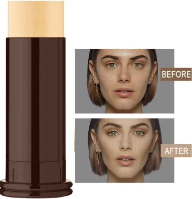 HUZURLU BEST OIL FREE CONCEALER FOUNDATION PAN STICK Concealer(pure beige, 14.2 ml)