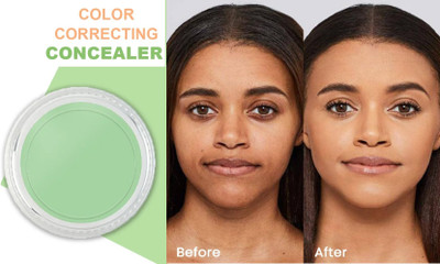 GABBU Professional Cover Dark Circles Fully Coverage Concealer.(green)/- Concealer(green, 6 g)