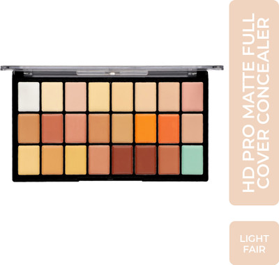 Half N Half HD PRO Matte Full Cover Concealer Palette CL-07-01 Concealer(01-FAIR-LIGHT, 20.5 g)