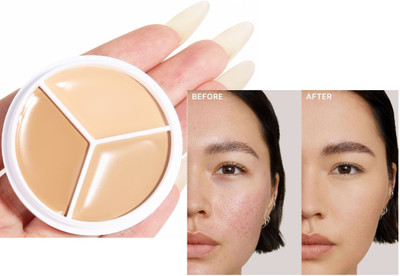 Jiwoo Advanced Full Coverage with a Moisturizing Soft 3 in1 colours Concealer(Muliti colour, 10 ml)