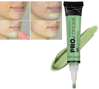 DARVING LIQUID CREAMY FACE MAKE UP BASE PREFECT MAKE UP LOOK Concealer(GREEN, 8 g)