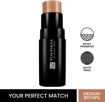 Star Struck By Sunny Leone Contour Stick for Women | Medium Brown Concealer(Medium Brown, 7 g)